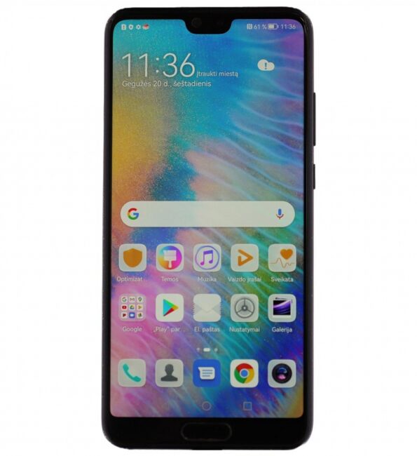 Naudotas Huawei P20 Black 128GB
