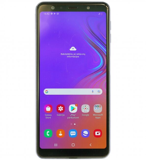 Naudotas Samsung Galaxy A7 2018 64GB Black