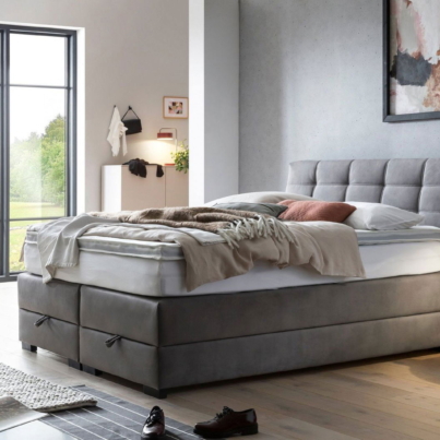 Seng med oppbevaring Linda - Madrasser, Senger og Overmadrasser Billig